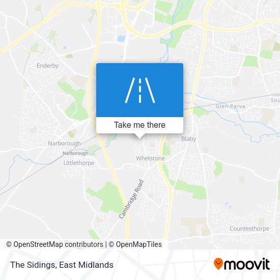 The Sidings map