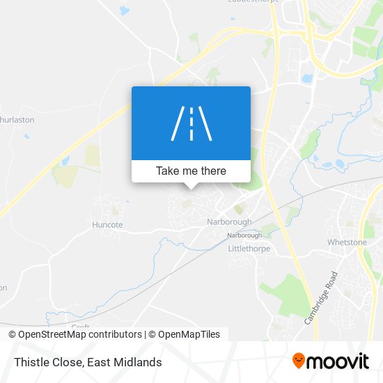 Thistle Close map