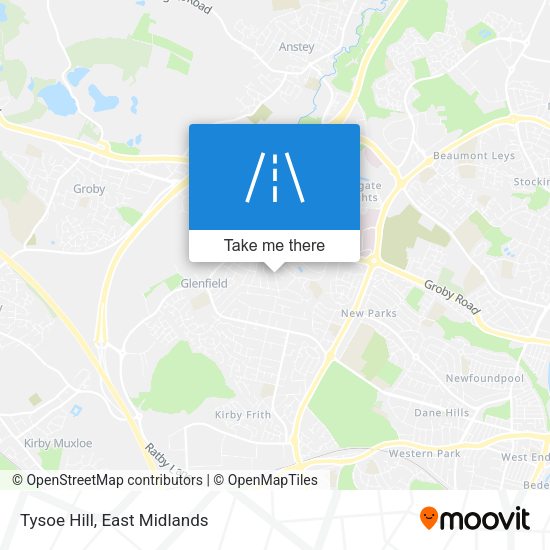 Tysoe Hill map