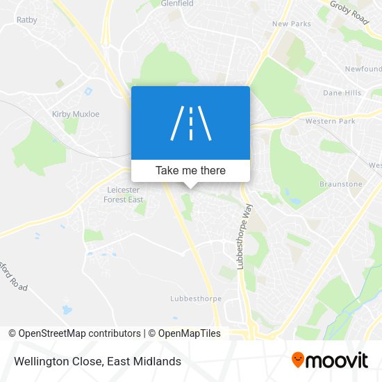 Wellington Close map