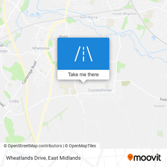 Wheatlands Drive map