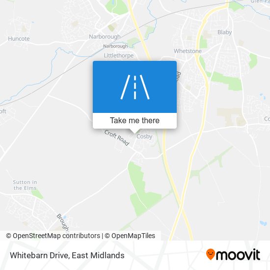 Whitebarn Drive map