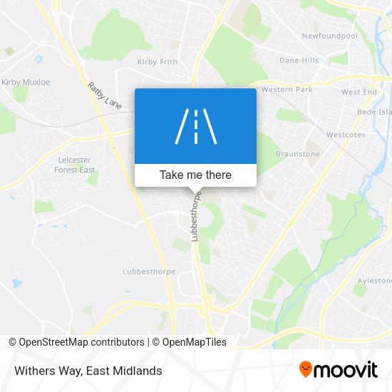 Withers Way map