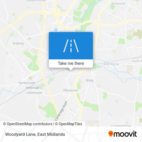 Woodyard Lane map