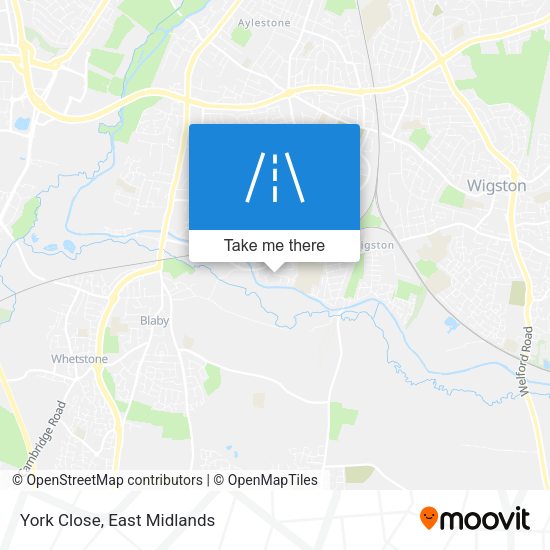 York Close map