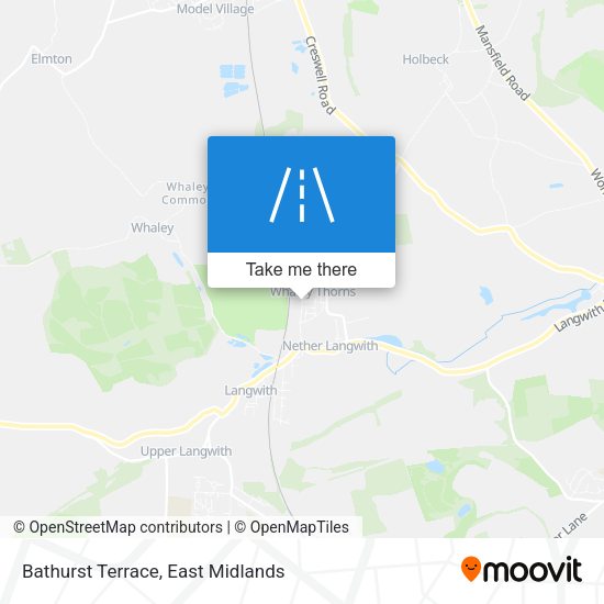 Bathurst Terrace map