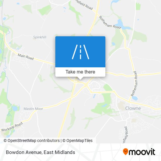 Bowdon Avenue map