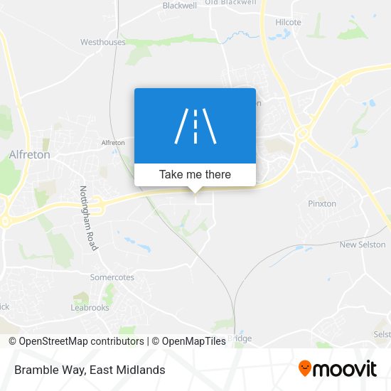 Bramble Way map