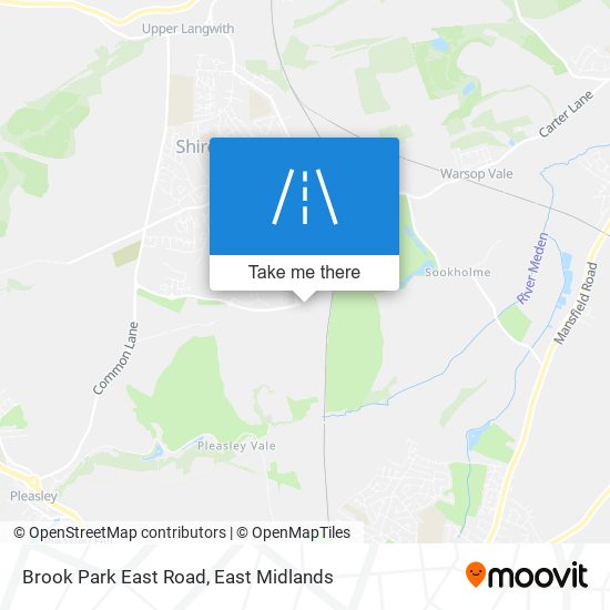 Brook Park East Road map