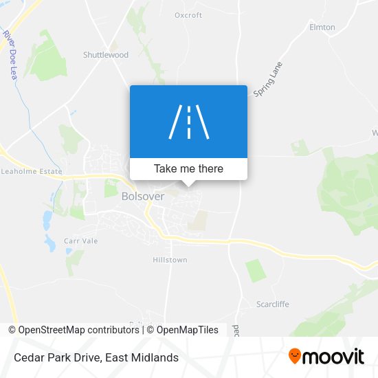 Cedar Park Drive map