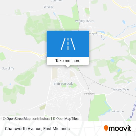 Chatsworth Avenue map