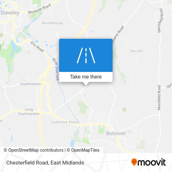 Chesterfield Road map