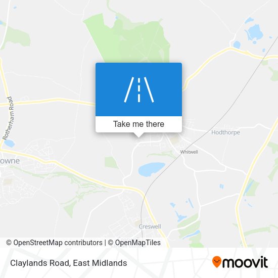 Claylands Road map