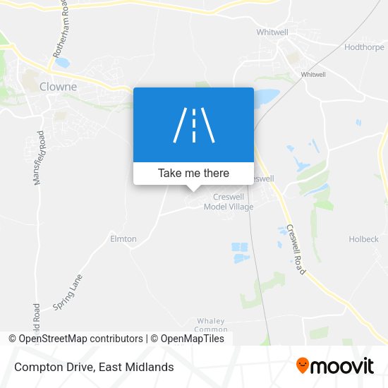 Compton Drive map