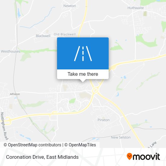 Coronation Drive map