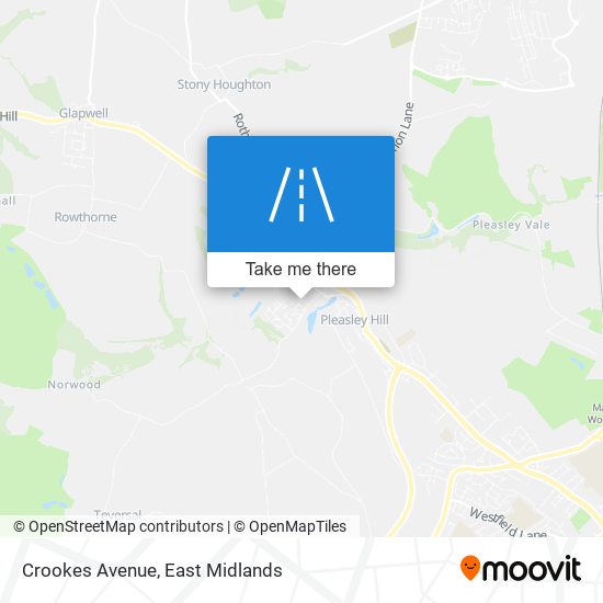 Crookes Avenue map