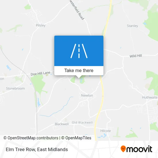 Elm Tree Row map