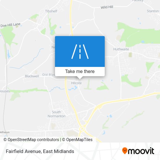 Fairfield Avenue map