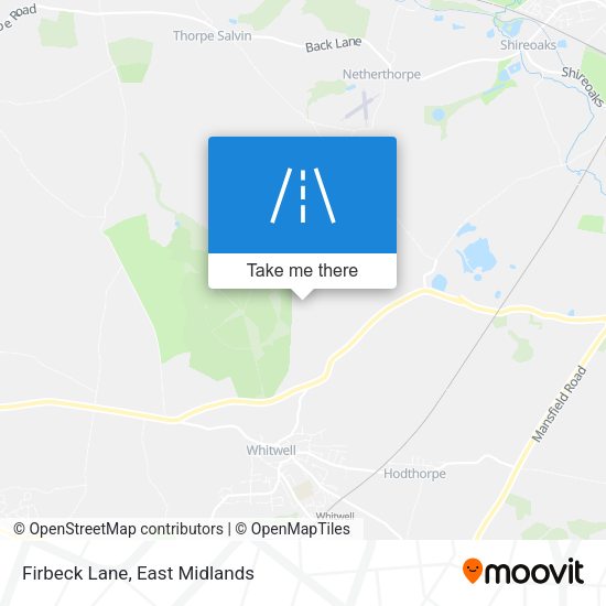 Firbeck Lane map