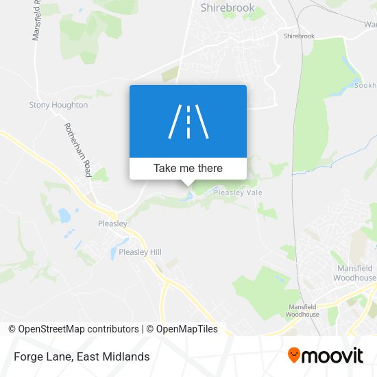 Forge Lane map