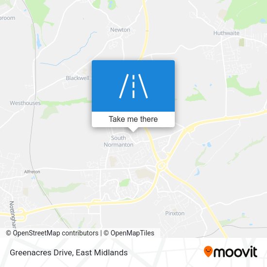 Greenacres Drive map