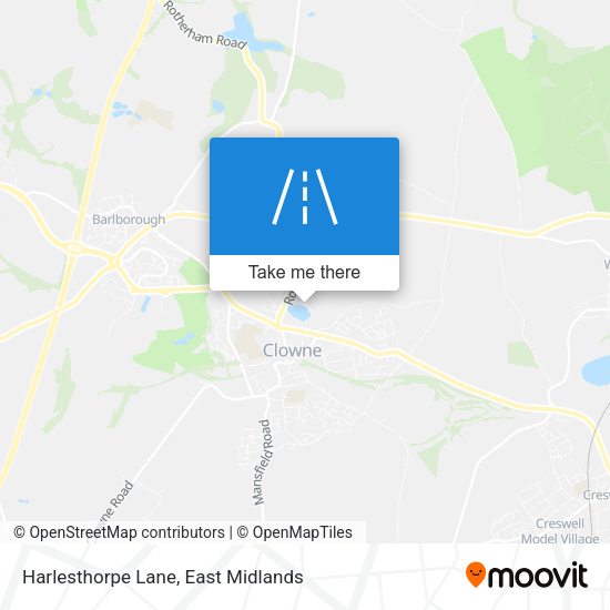 Harlesthorpe Lane map