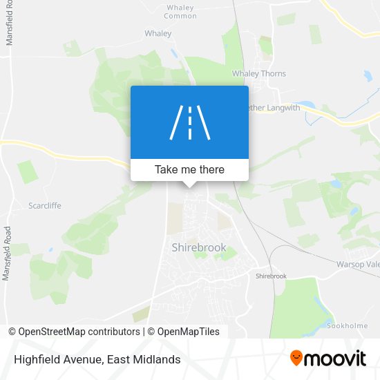 Highfield Avenue map