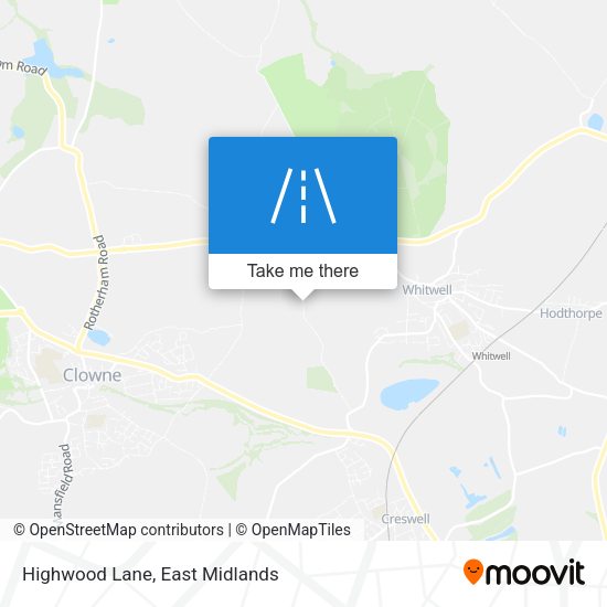 Highwood Lane map
