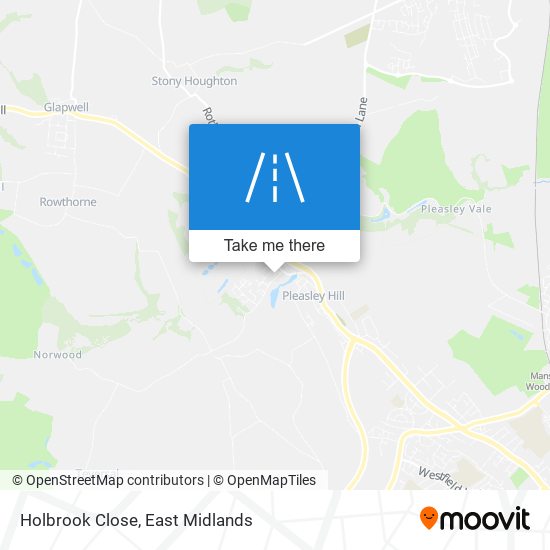 Holbrook Close map