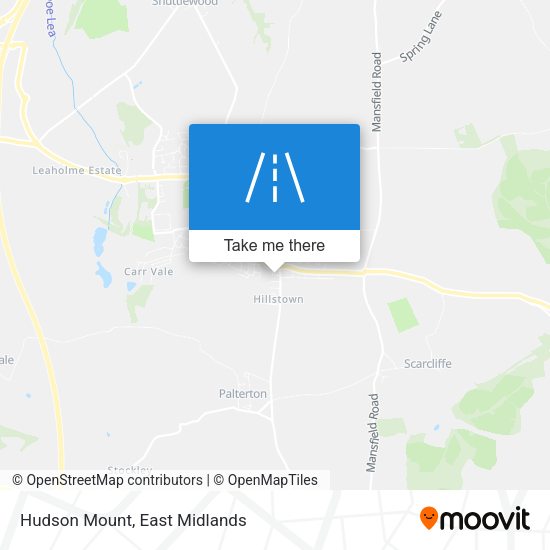 Hudson Mount map