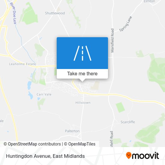 Huntingdon Avenue map