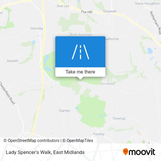 Lady Spencer's Walk map