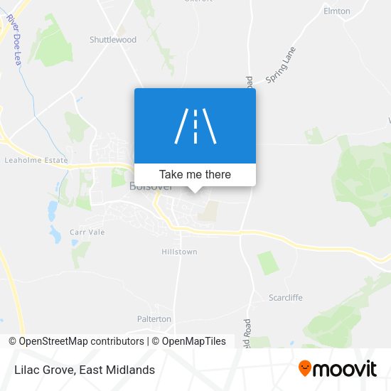 Lilac Grove map