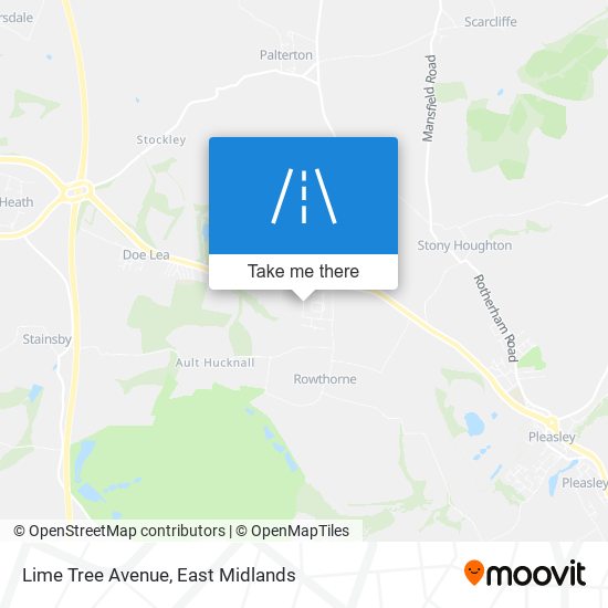 Lime Tree Avenue map