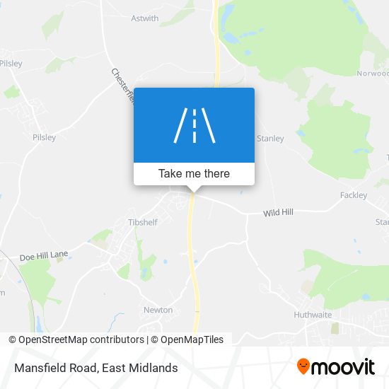 Mansfield Road map