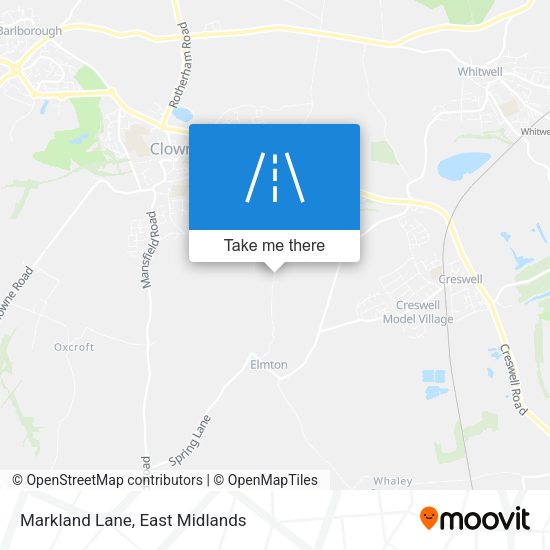 Markland Lane map