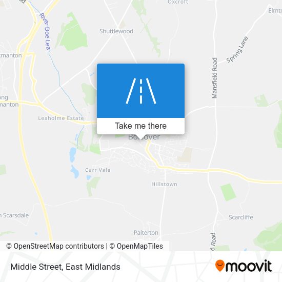 Middle Street map