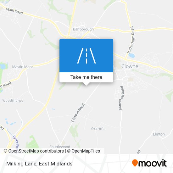 Milking Lane map