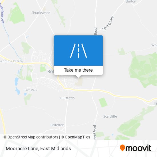 Mooracre Lane map