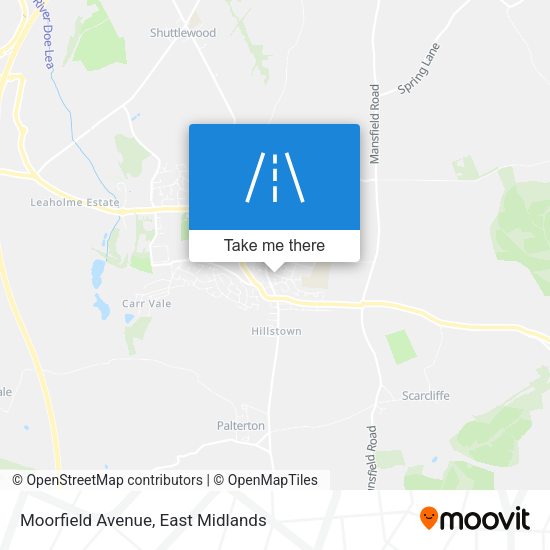 Moorfield Avenue map