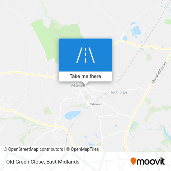 Old Green Close map