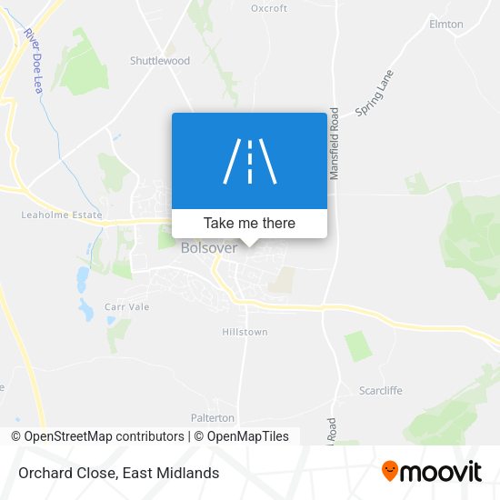 Orchard Close map
