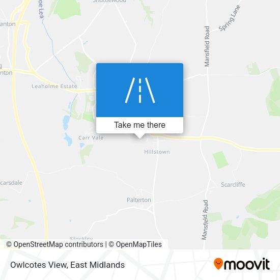 Owlcotes View map