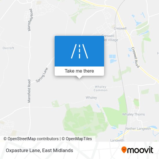 Oxpasture Lane map