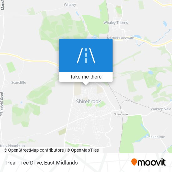 Pear Tree Drive map