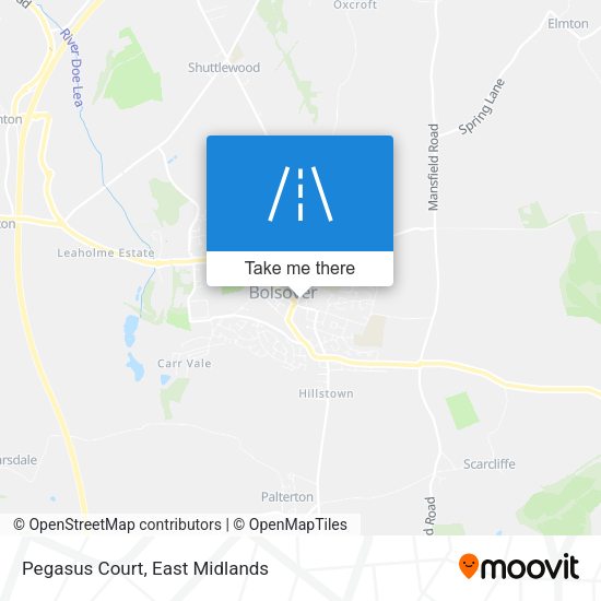 Pegasus Court map