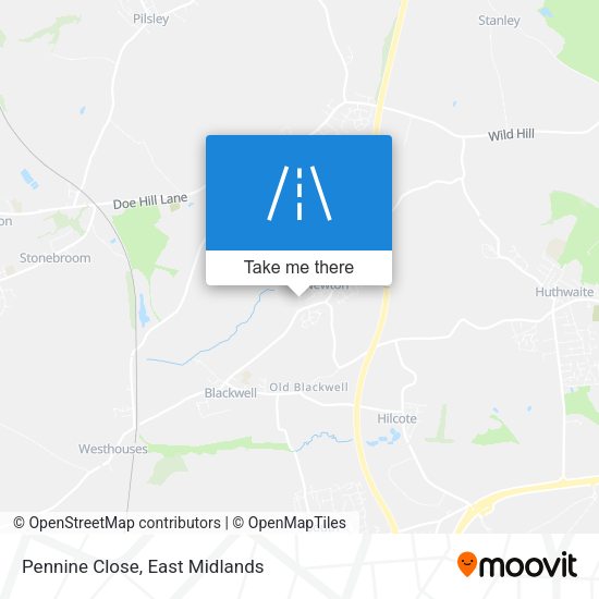 Pennine Close map