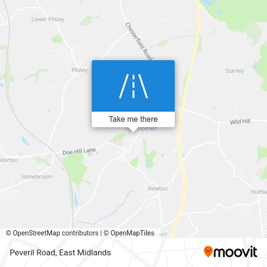Peveril Road map