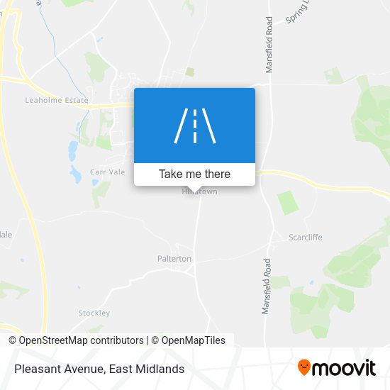Pleasant Avenue map