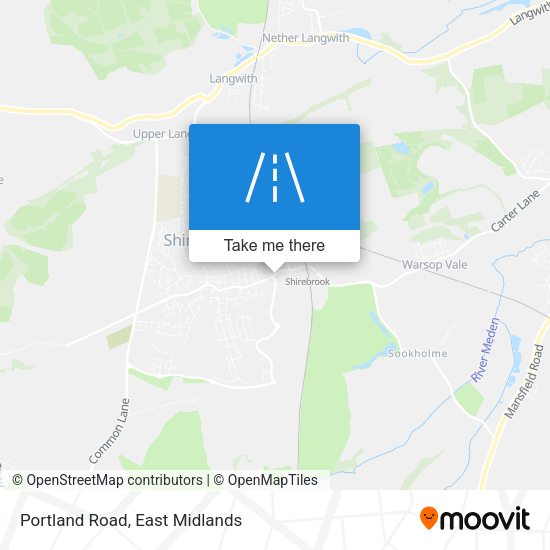 Portland Road map